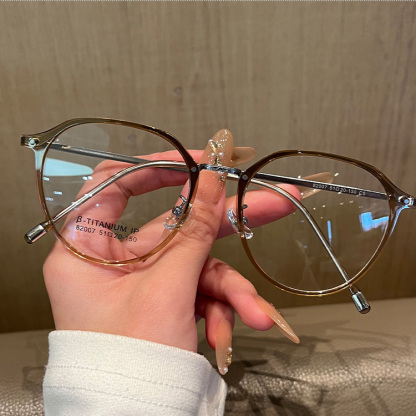 Eterlens｜超軽量ナチュラル風メガネ｜度付き対応｜レトロスタイル