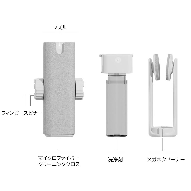 5in1ポータブルメガネクリーニングキット | Minimal Reader - 商品画像 9/9