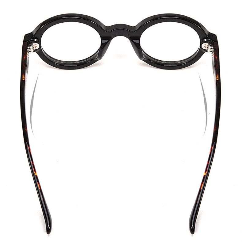 Eterlens｜レトロ風ラウンドフレームアセテート製メガネ｜クラシックファッション｜オーダー