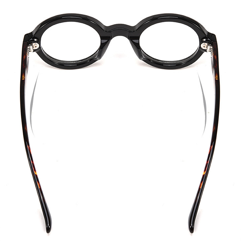 Eterlens｜レトロ風ラウンドフレームアセテート製メガネ｜クラシックファッション｜オーダー