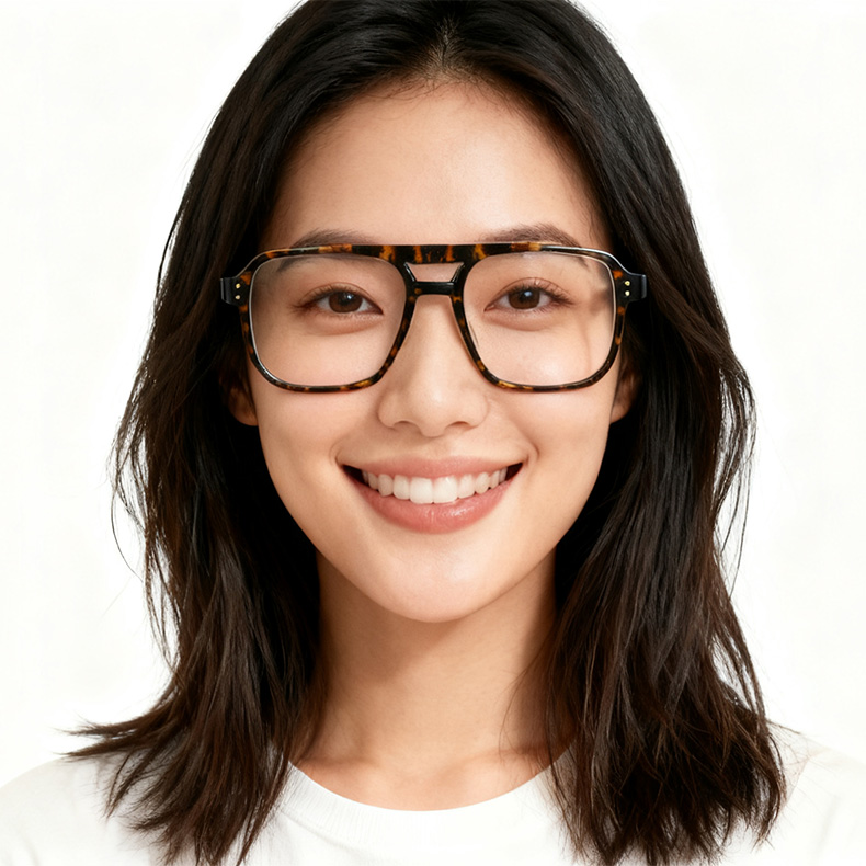 【超軽量・高弾性TR90】Eterlens 老眼鏡 おしゃれ 丸メガネ | 驚きの軽さ ストレスフリー設計 | ブルーライトカット 形状記憶フレーム 男女兼用 - 商品画像 3/12 (Aviator RxReady)