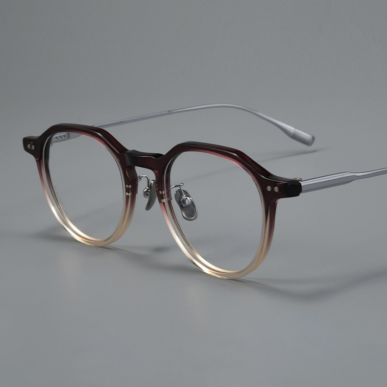 Eterlens｜クラウンパント型アセテートメガネ｜クラシックでおしゃれ｜オーダーメイド
