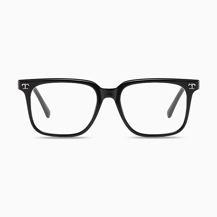 【調光・遠近両用】Eterlens 色が変わる老眼鏡｜大きなスクエア型｜芯張りテンプル｜アセテート｜ブルーライトカット 紫外線対策 ユニセックス