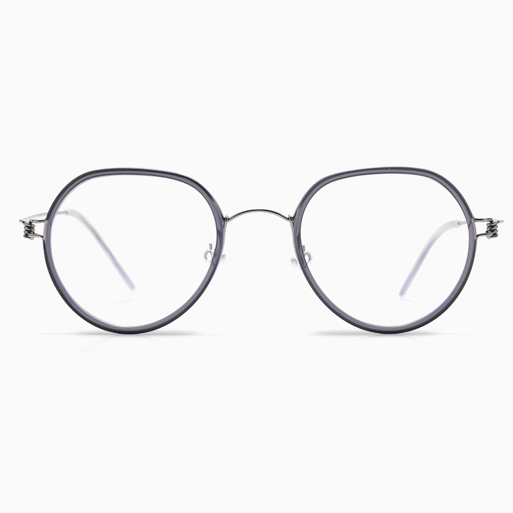 Eterlens｜6g超軽量セミチタンネジなしデザイン｜度付き対応｜レトロ風メガネ