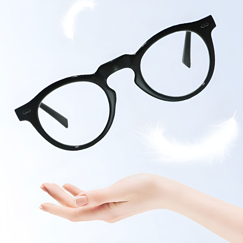 Eterlens | クラシックなボストンフレーム │ ブルーライトカット │ キーホールブリッジ老眼鏡