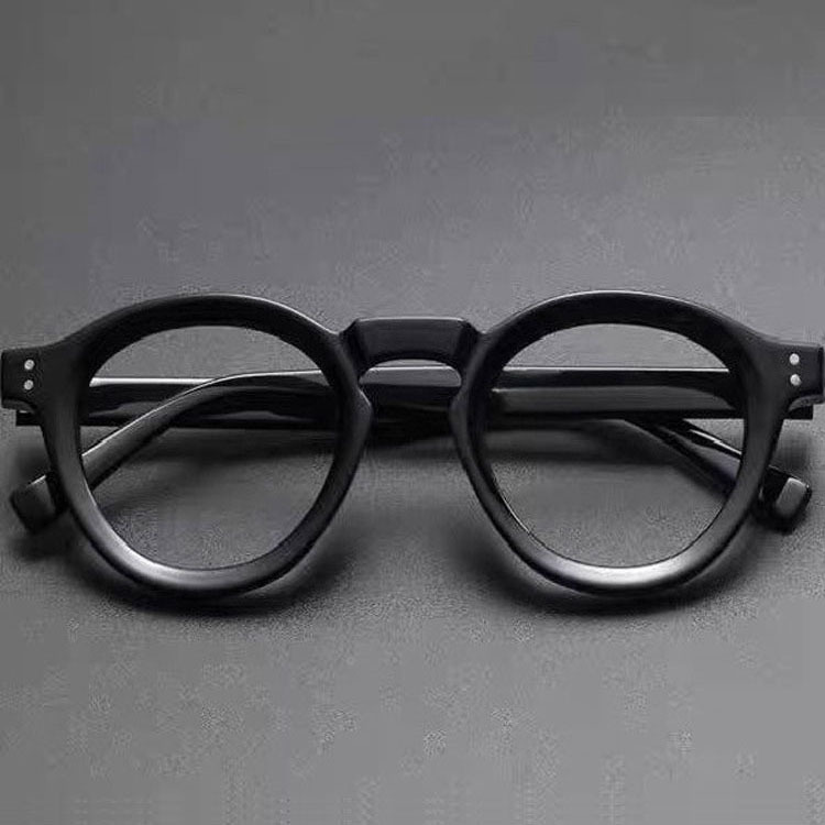 Eterlens|レトロ風ボストンフレーム|ブルーライトカット樹脂レンズ|キーホールブリッジ老眼鏡