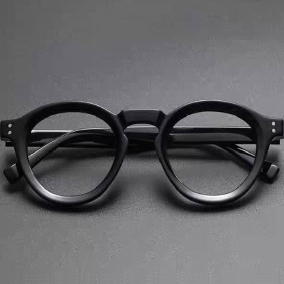 Eterlens|レトロ風ボストンフレーム|ブルーライトカット樹脂レンズ|キーホールブリッジ老眼鏡