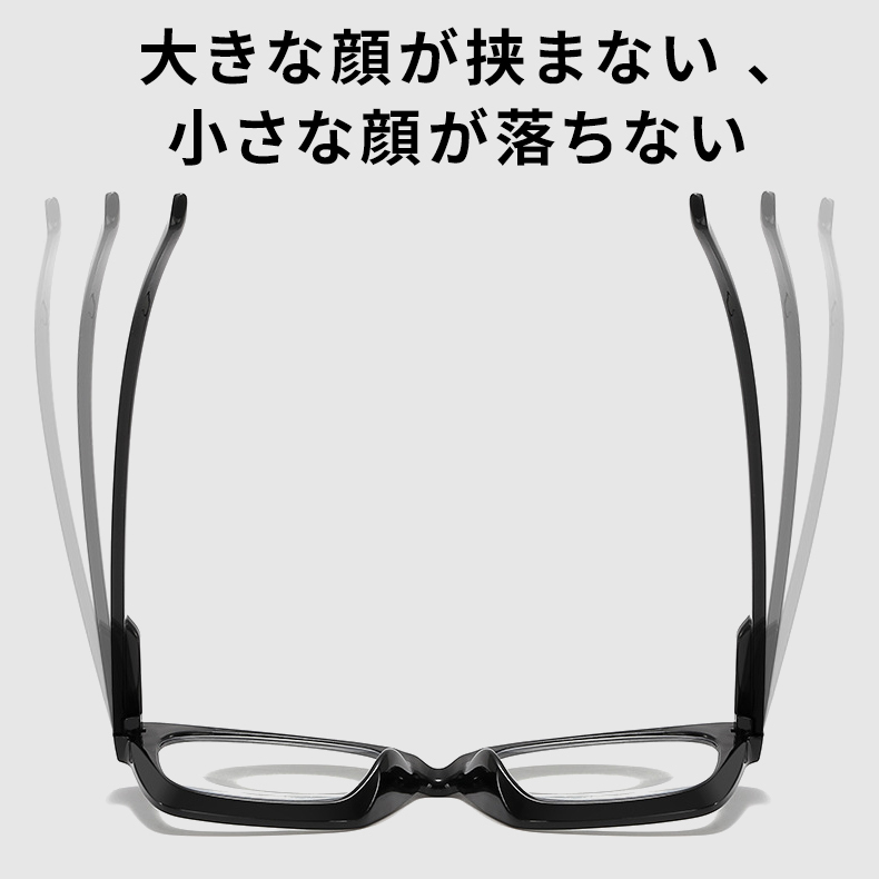 Eterlens｜ビッグスクエアフレーム累進多焦点老眼鏡