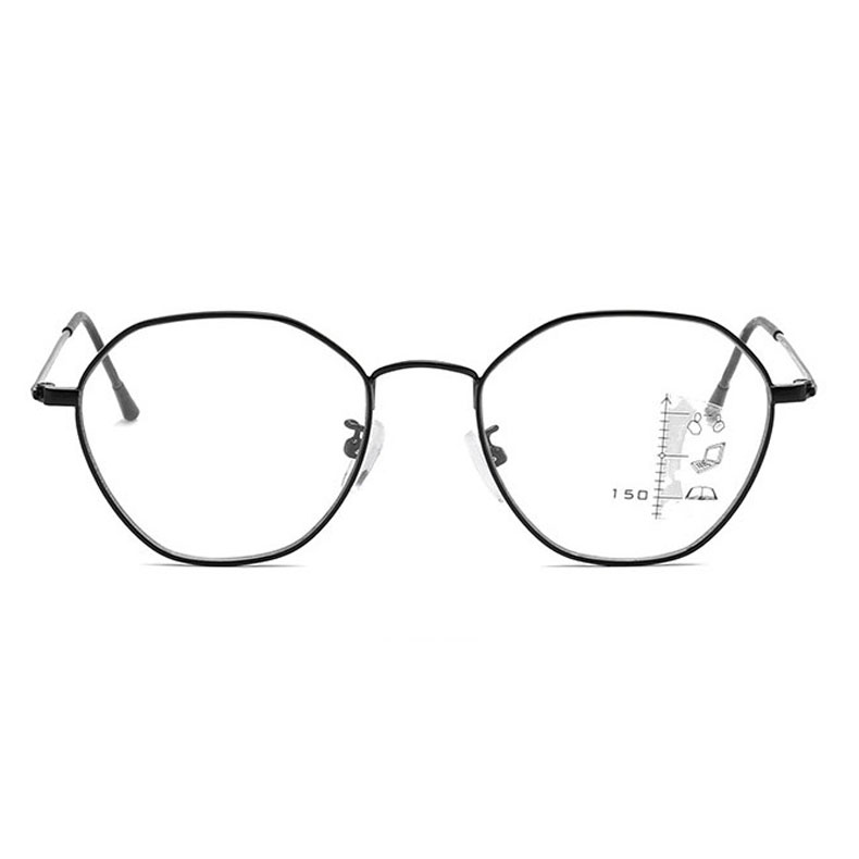 Eterlens レトロ大型フレームの累進多焦点老眼鏡-Eterlens