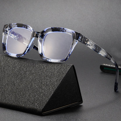 Eterlens | 水墨調ウェリントン型老眼鏡 | ブルーライトカット | ユニークなデザイン