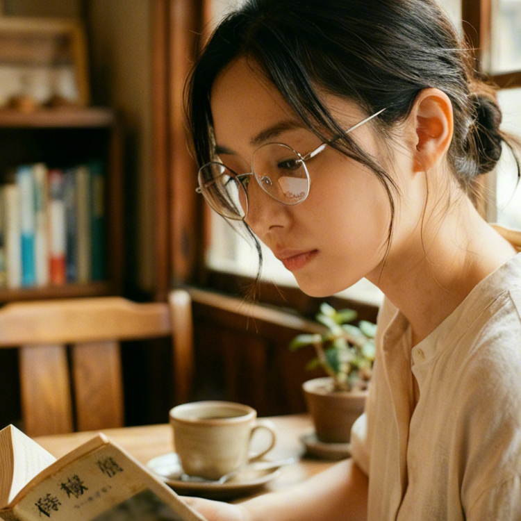 Eterlens│上質感溢れるラウンド型メガネ
