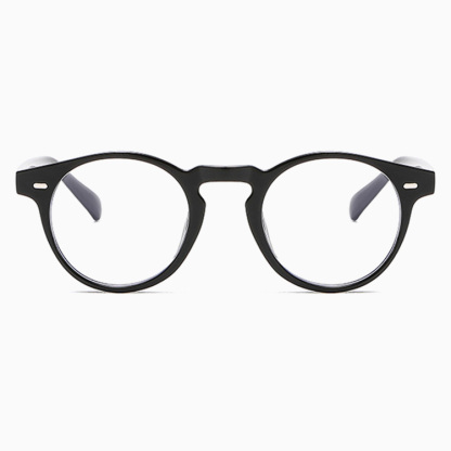 Eterlens｜欧米風ボストンフレーム｜樹脂レンズ・ブルーライトカット｜キーホールブリッジ老眼鏡