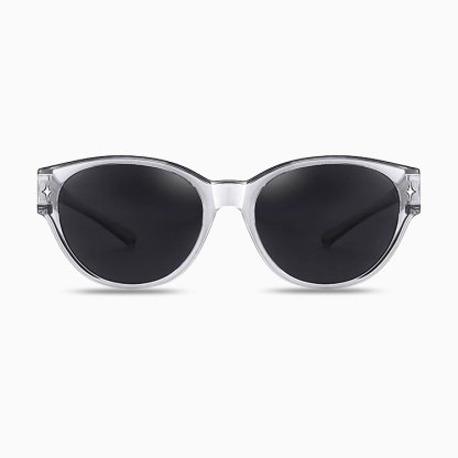 Eterlens｜トレンド新作キャッツアイ型サングラス｜UVカット・樹脂レンズ｜メガネの上からかけられるオーバーグラス