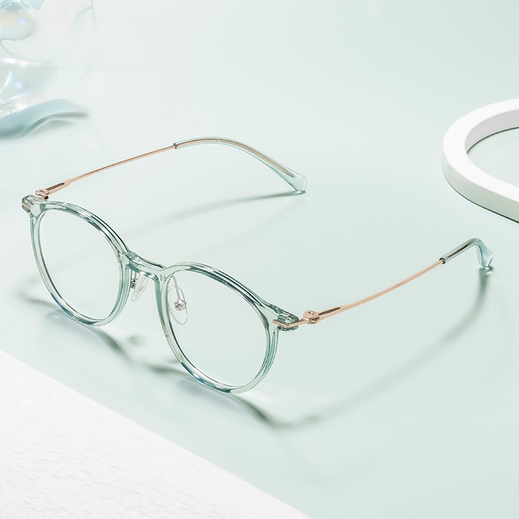 8.7g すっぴんに最適なラウンドフレーム｜小顔に見せる超軽量メガネ | Round RxReady - 商品画像 3/13