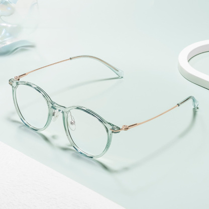 Eterlens｜すっぴんに最適なラウンドフレーム｜度付き対応｜小顔に見せる超軽量メガネ