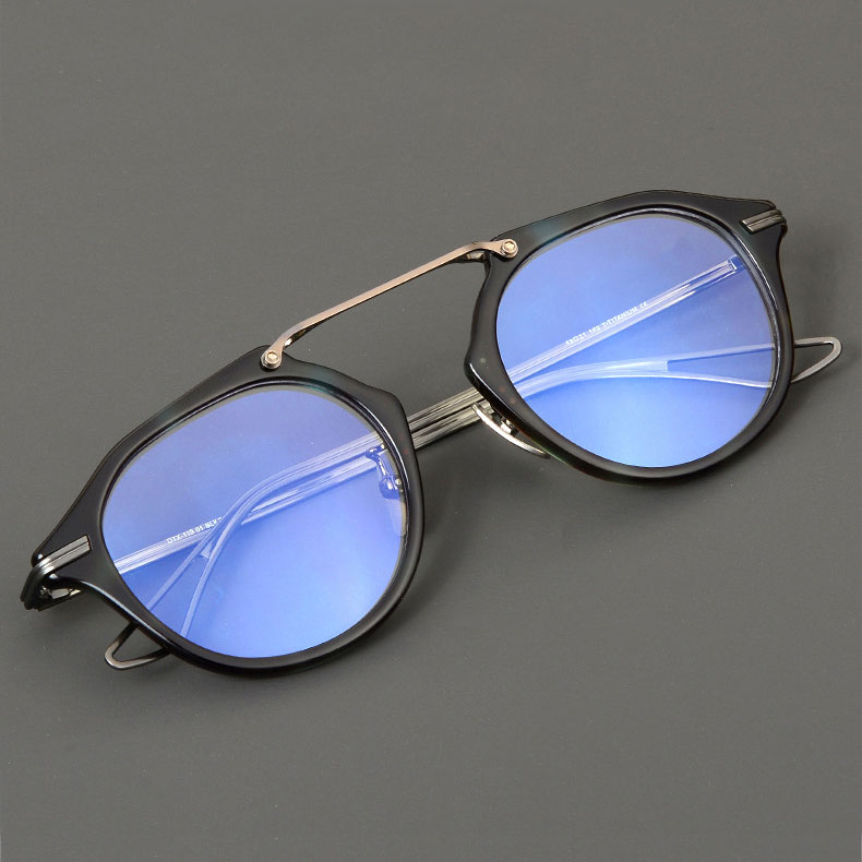 【匠の技・チタン】Eterlens | メタルブリッジ・多角形フレーム【Double-Bridge】| 超軽量 | 知的・個性的 | 度付き対応 | ヴィンテージモダン - 商品画像 7/15 (Round RxReady)