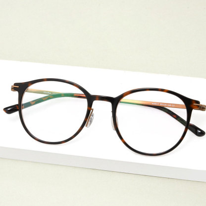 Eterlens | レトロ風アセテートビッグフレームメガネ | スタイリッシュでエレガント