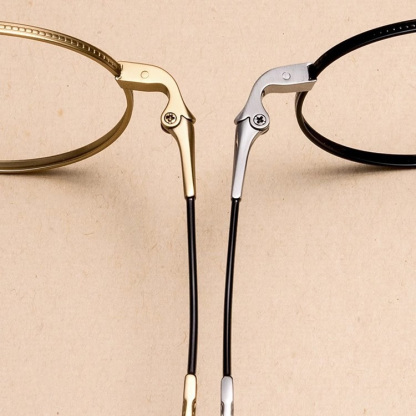 Eterlens｜デザイナーシリーズ超軽量チタンメガネ｜度付き対応｜レトロスタイル