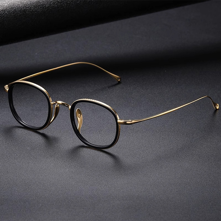 Eterlens｜ウェリントン型スプラウトパットメガネ｜度付き対応｜匠の技が光る1本