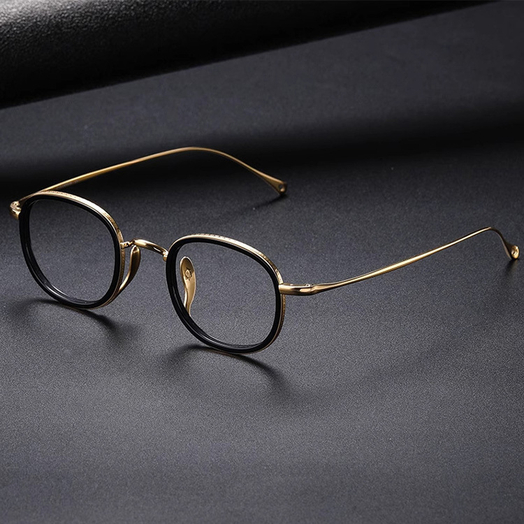 Eterlens｜ウェリントン型スプラウトパットメガネ｜度付き対応｜匠の技が光る1本