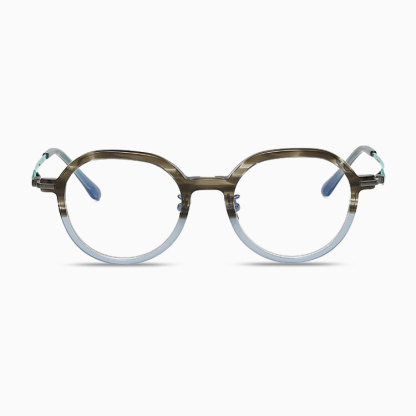 Eterlens|ミニマルなチタン製小さめメガネ|クラシックレトロ