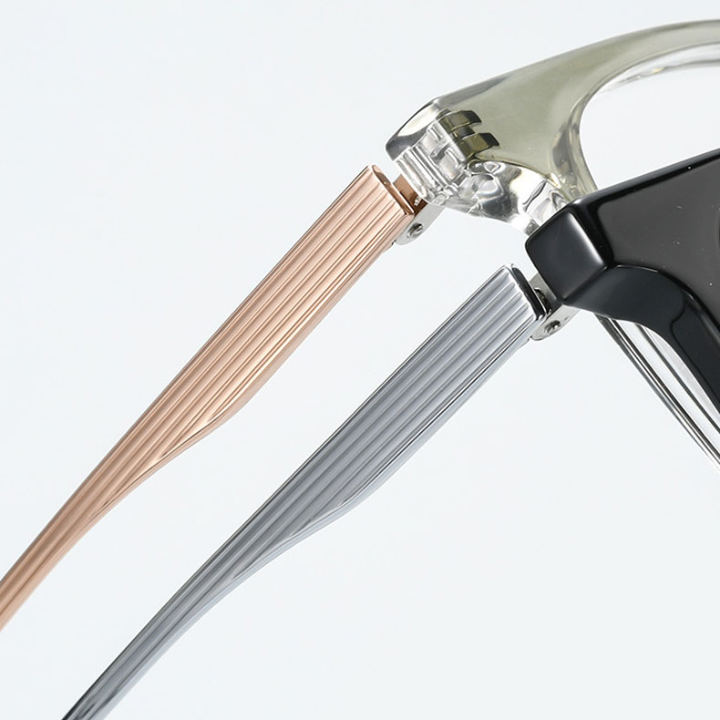 Eterlens｜レトロ感漂うビッグフレームメガネ | ファッショナブルなグラデーションカラー｜素っぴんでも盛れる一本