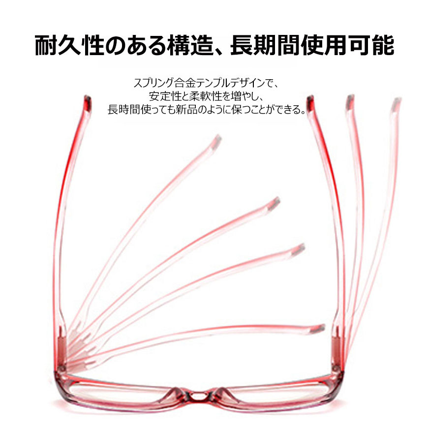 Eterlens フォックス型ブルーライトカットメガネ | 大きなフレームデザイン、かけ心地が快適｜女性やカジュアルにぴったりの1本-Eterlens