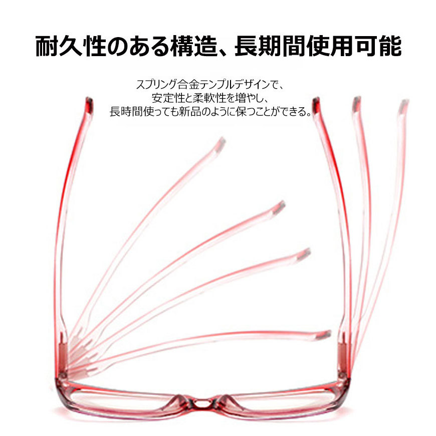 Eterlens フォックス型ブルーライトカットメガネ | 大きなフレームデザイン、かけ心地が快適｜女性やカジュアルにぴったりの1本-Eterlens