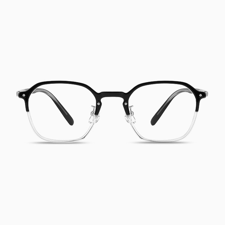 Eterlens｜レトロ風小さめフレーム芯張りテンプルメガネ｜上質感溢れる