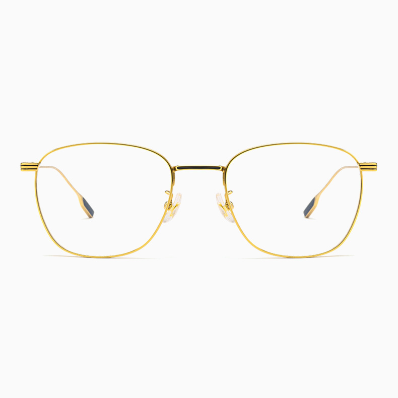 Eterlens｜チタン製大きめフルリム│度付き対応│レトロビジネススタイルメガネ