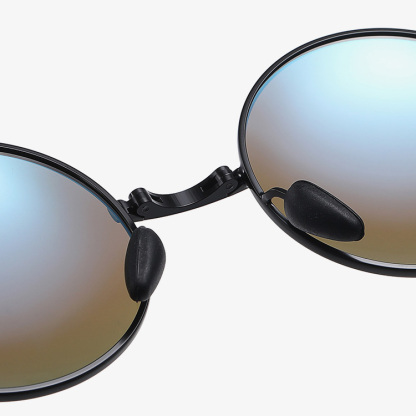 Eterlens | クラシックメタルラウンドフレーム | 折りたたみ  偏光調光 | メンズドライブメガネ-Eterlens