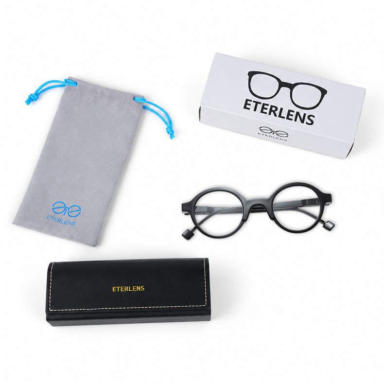 【時の円環・鼻筋すっきり】Eterlens レトロなリーディンググラス │つるの先端にウェイトを配した後方重心設計│快適でずれにくい