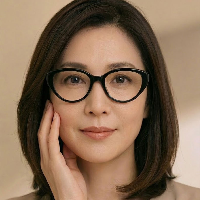 [Copy-KL]Eterlens  KL キャットアイ エレガントでおしゃれな 若見えブルーライトカットリーディンググラス