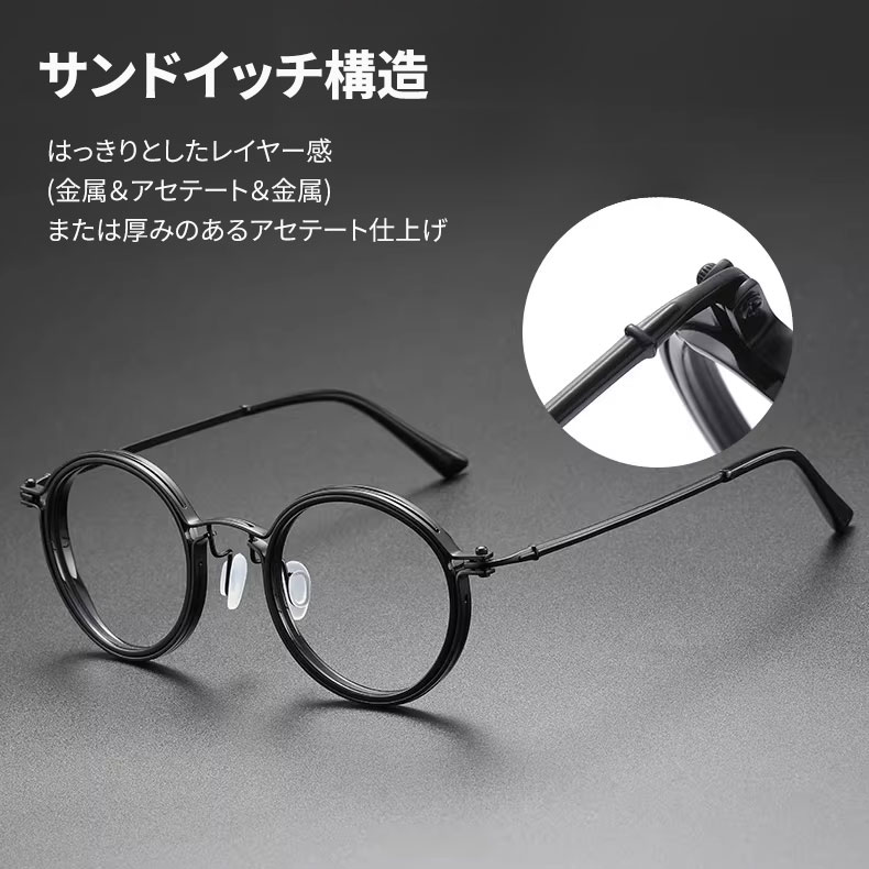 多機能アイウェア | 日常使い用メガネ | Round Progressive | Eterlens