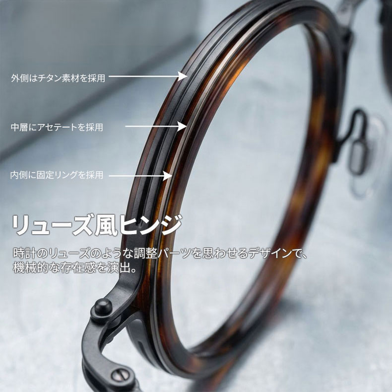 多機能アイウェア | 日常使い用メガネ | Round Progressive | Eterlens