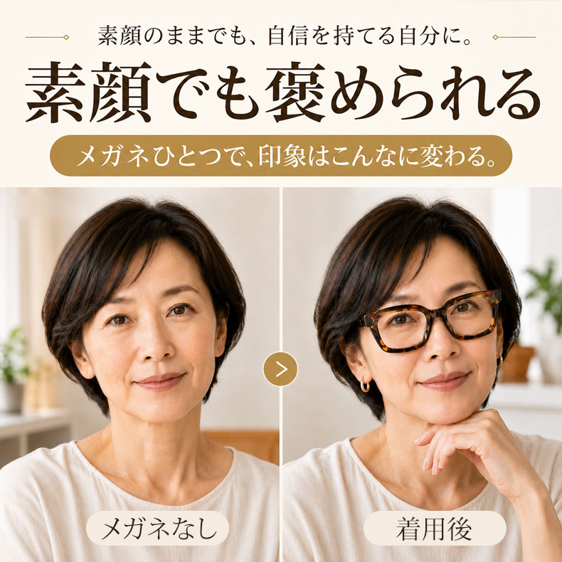 知性の窓 | ブルーライトカット老眼鏡ビッグフレームウェリントン型男女兼用 | Wellington BlueGuard | Eterlens