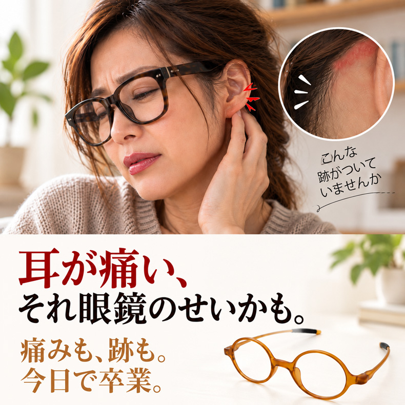 【500回落としても、無事でした】5.1g！レトロ風ラウンドフレームブルーライト老眼鏡 | 耳の痛み、鼻の跡、ずれ落ちるレンズ。今日で卒業です！