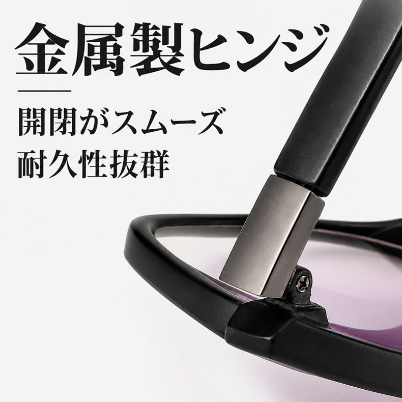 Eterlens GRAVITY 遠近両用ブルーライトカットビッグフレーム老眼鏡