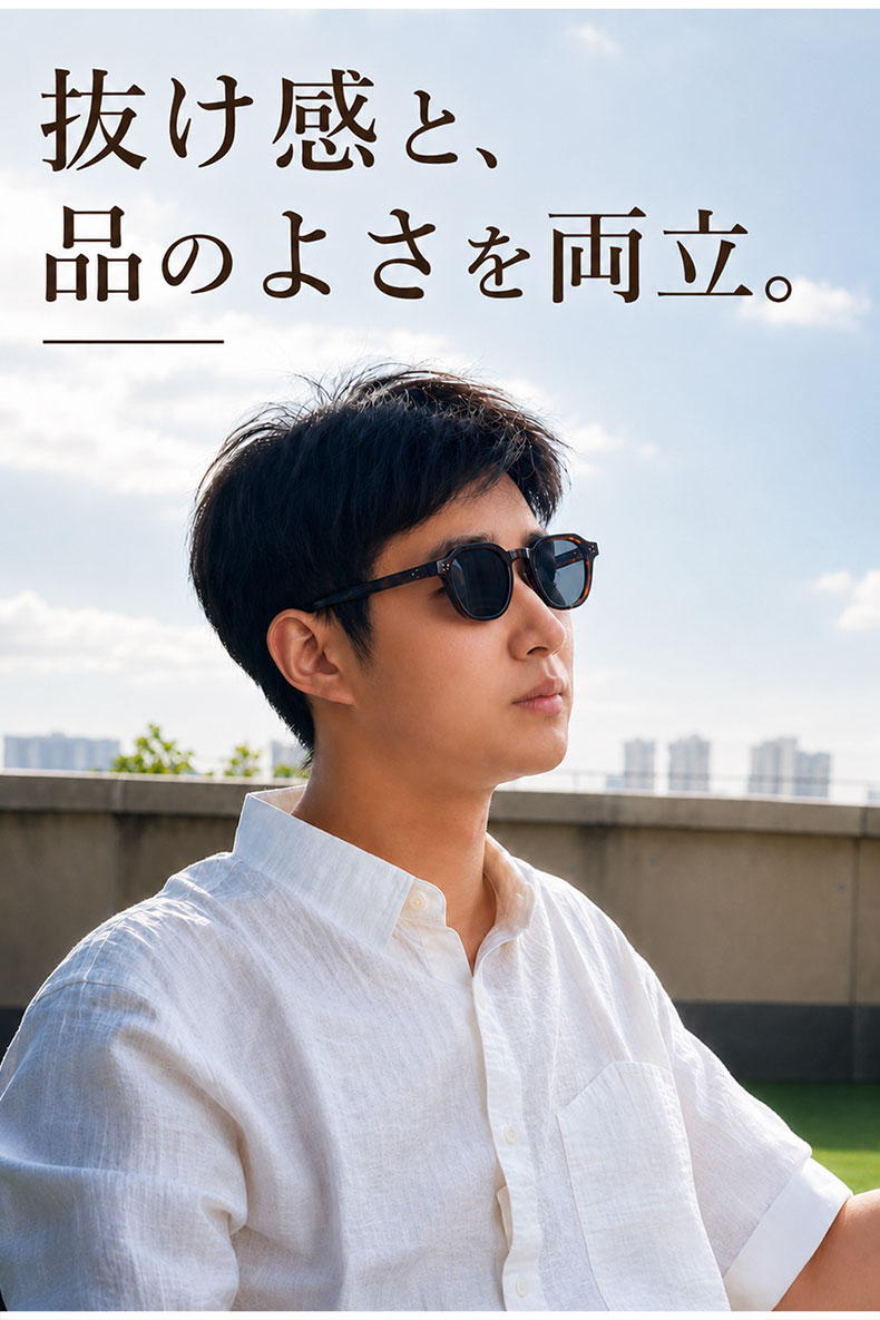 CROWN│トレンドTR90クラウンパント型│偏光UV400│トレンド偏光サングラス | Crown Polar 商品説明画像 3
