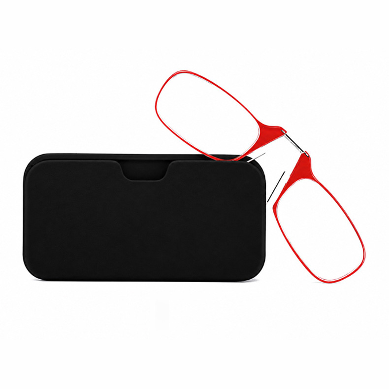 【超軽量4.3g・UVカット】Eterlens ノーズクリップ式老眼鏡｜滑りにくく安定したノーズパッド｜スマホ背面に貼り付けて持ち運べる