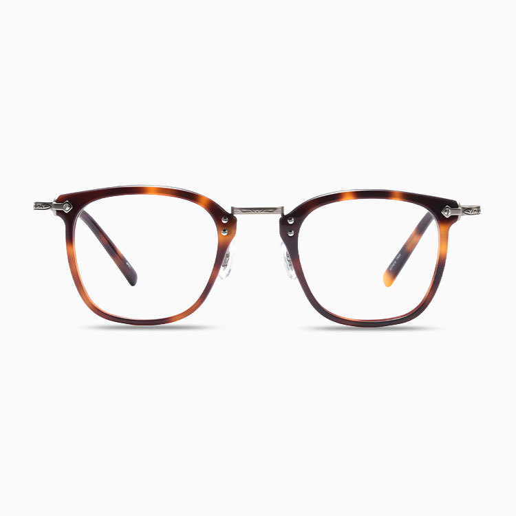 Eterlens 知性の窓 | クラシックレトロスクエアメガネ | 軽くて快適