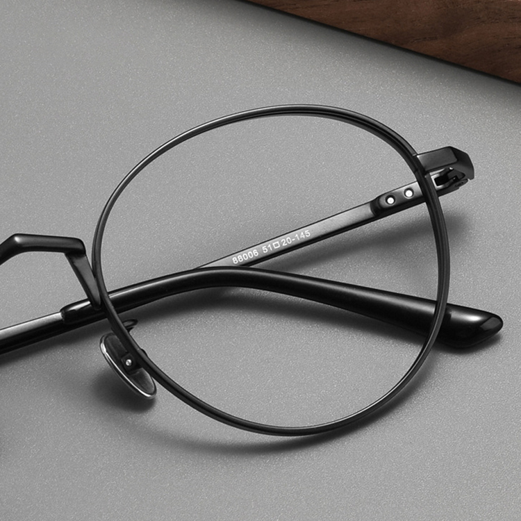 Eterlens｜12g ビッグフレームチタン製ヴィンテージ風メガネ｜度付き対応｜匠の技が光る一本