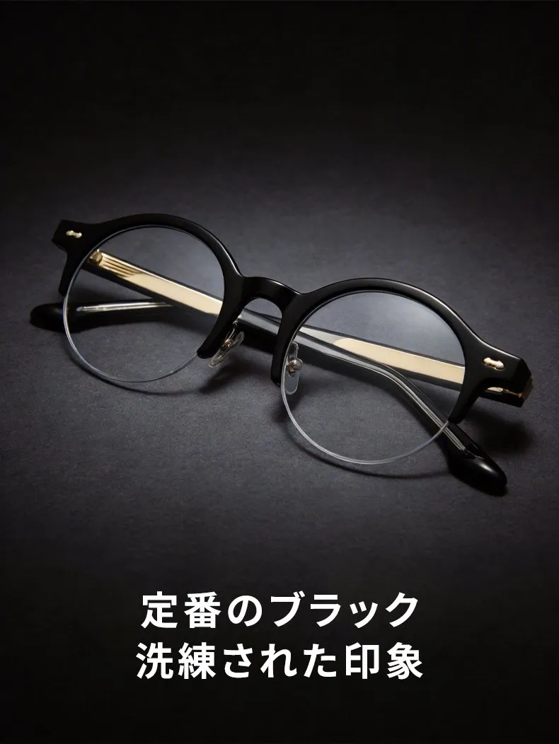 【透明感×抜け感】Eterlens オーダーメイドメガネ｜ラウンド型｜軽量TR素材｜ミニマル・お出かけ・ユニセックス 商品画像 7