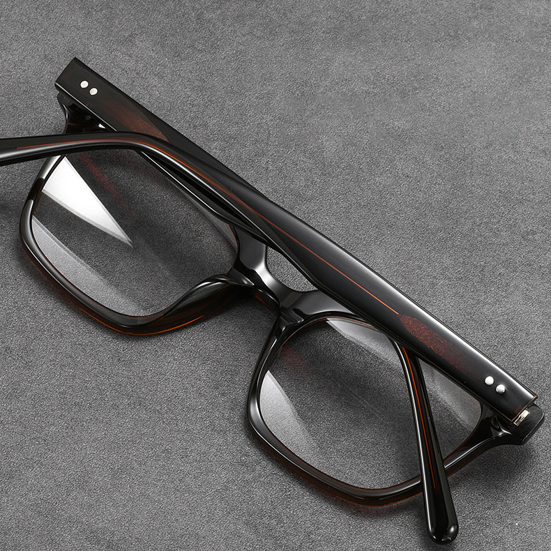 Eterlens｜アセテート製ウェリントン型メガネ｜クラシックな太セル