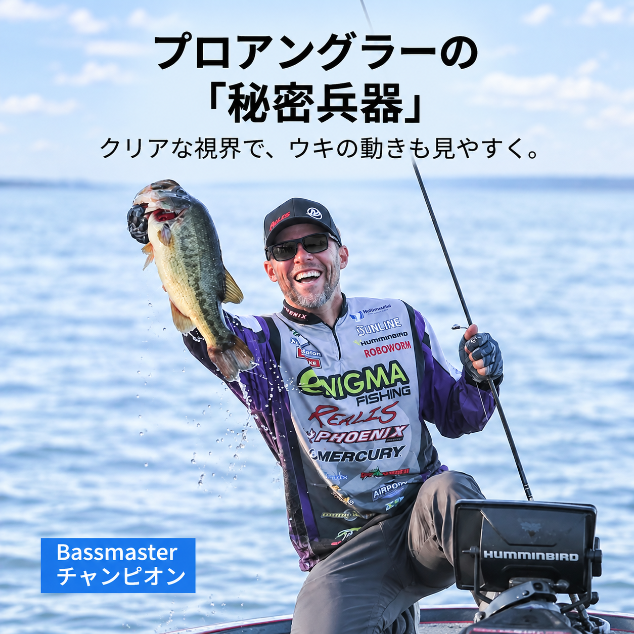 Eterlens │グレー偏光釣り用メガネ