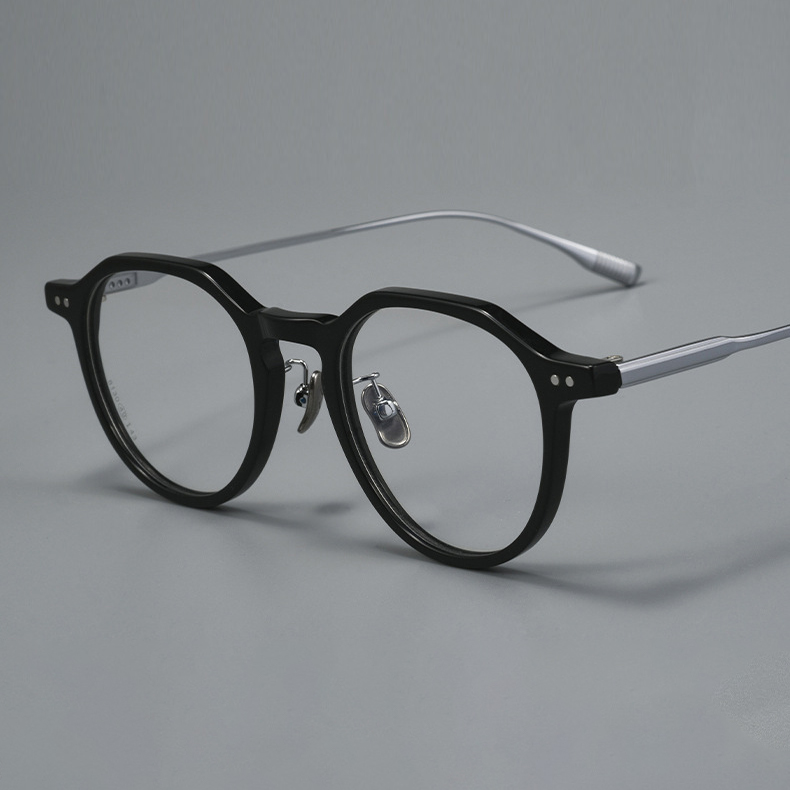 Eterlens｜クラウンパント型アセテートメガネ｜クラシックでおしゃれ｜オーダーメイド