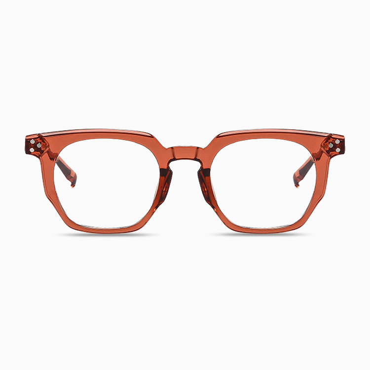 Eterlens  |  リベット付き多角形フレームの樹脂老眼鏡  |  ブルーライトカット  |  レトロスタイル