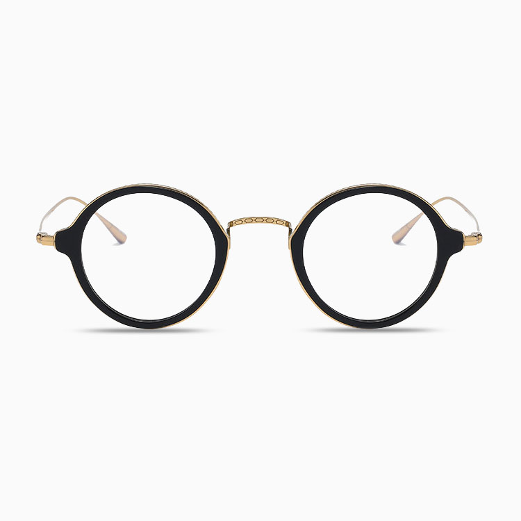 Eterlens | チタン製レトロな太リムスプラウトパットメガネ | 匠の技が光る一本