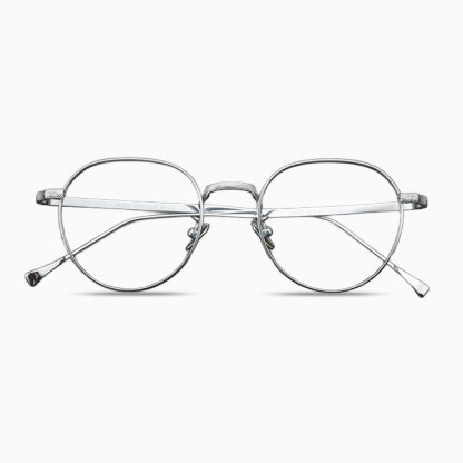 Eterlens｜華奢な彫刻模様付き超軽量チタンメガネ｜クラシックアート｜オーダーメイド