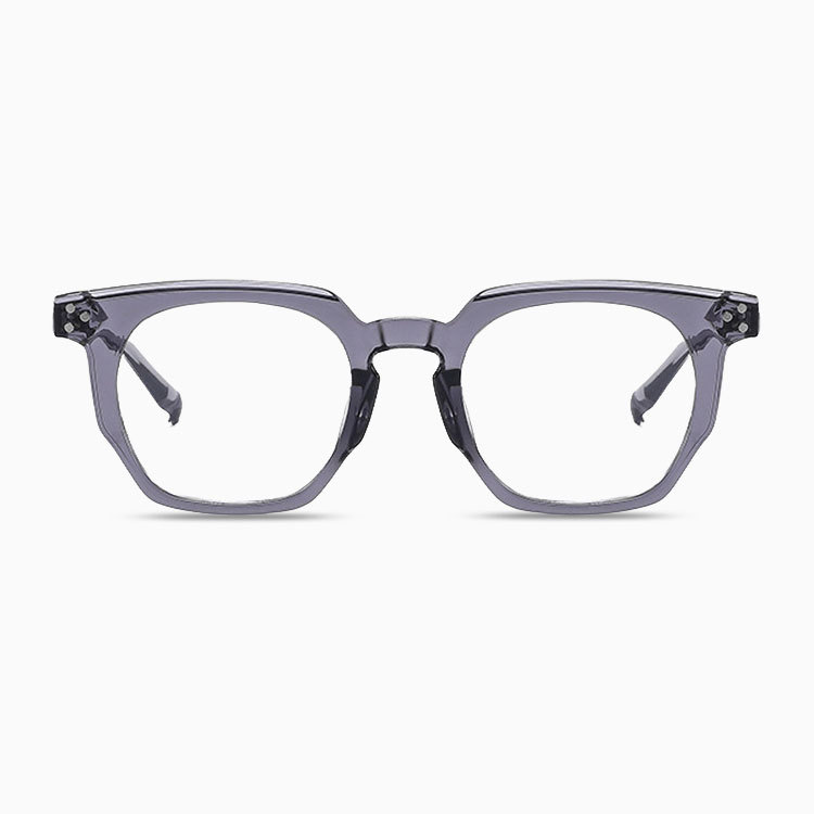 Eterlens  |  リベット付き多角形フレームの樹脂老眼鏡  |  ブルーライトカット  |  レトロスタイル